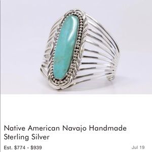 Native American Navajo Sterling turquoise